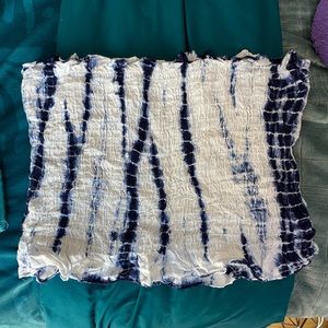 Tie Dye Crop Tube Top